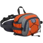 Resim Mufunye Bel Çantası Fanny Paketi Kalça Bel Çantası Su Şişesi Tutucu İle Erkekler Kadınlar İçin Açık Hava Koşu Yürüyüş Bisiklet Seyahat E Turuncu 