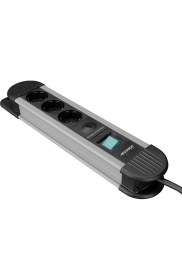 Resim S-Link Swapp Spgks03 1.5M 3G1.5Mm2 900 Joule 3Lü Akım Kor. Gri Priz Çoklayıcı 