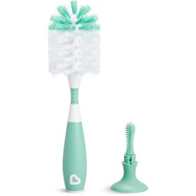 Resim Munchkin Bristle Bebek Biberonu Temizleme Fırçası Yeşil 