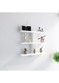 Resim Duvar Rafı Mita Beyaz 