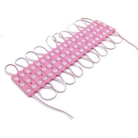 Resim Point 3 Ledli Parmak Led Modül 1.5w 2835 Smd Mercekli 12v-20 Adet Pembe 