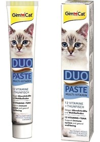 Resim Gimcat Kedi Multivitamin Duo Paste Tuna Balığı ve 12 Vitamin 50 G 
