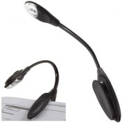 Resim Kitap Lambamızla Kolayca Okuyun - Led Ve Klipsli Siyah Okuma Lambası 