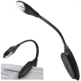 Resim Kitap Lambamızla Kolayca Okuyun - Led Ve Klipsli Siyah Okuma Lambası 