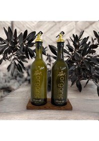 Resim Selka Home 2'li Ahşap Stant Organıc Oıl Yağlık 750 Ml 001 