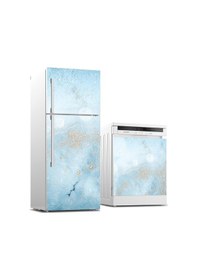 Resim Buzdolabı Ve Bulaşık Makinası Beyaz Eşya Sticker Kaplama Soyut 