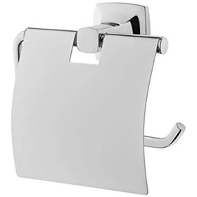Resim Krom Tuvalet Kağıtlığı, Modern Tasarım İle Şıklık 16.5 x 12.2 x 11.2 CM 