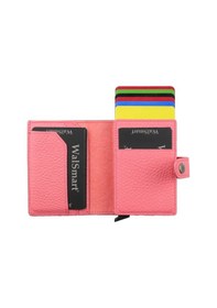 Resim Walsmart Dual Floater Akıllı Mekanizmalı Deri Cüzdan Pembe 
