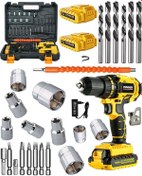 Resim Mager MGR1058DRB Germany Thechnology Darbeli Çift Akülü 24 Parça Vidalama Matkap 