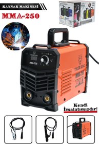Resim Mur-Cell Tiger King 250 Amper Dijital Göstergeli İnvertör Kaynak Makinesi Turuncu 