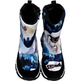 Resim Dogo Kadın Vegan Çok Renkli Kar Botu - Snow And Ink Tasarım 