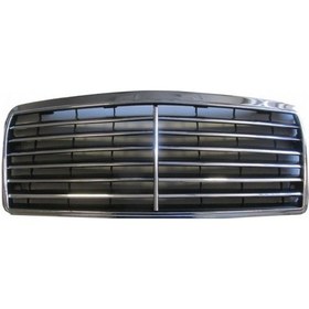 Resim 1993-1995 Mercedes E Class W124 Ön Panjur Nikelajlı/siyah 13 Çıtalı Avangarde Tip Tw Oem No:13ev124ea2cb 