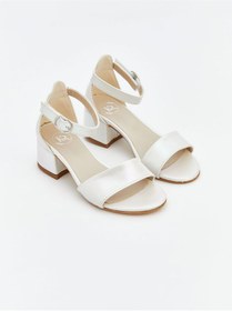 Resim LC Waikiki KOOR Deri Görünümlü Kız Çocuk Topuklu Ayakkabı 