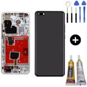 Resim Te Huawei P40 Pro Uyumlu Çıtalı Lcd Ekran Dokunmatik + Montaj Seti 