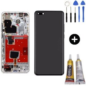 Resim Te Huawei P40 Pro Uyumlu Çıtalı Lcd Ekran Dokunmatik + Montaj Seti 