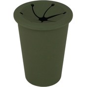 Resim Araba Çöp Kovası Çöp Tutucu Araç Kapı Bardak Tutucu Koltuk Arkası Silikon Çöp Kutusu Çöp Kovası - Yeşil 