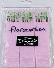 Resim Florocarbon Arnavut Çaparisi 12 No 3lü Paket 0.12/0.24 Yeşil 