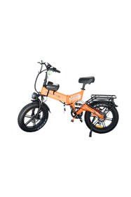Resim TBIKE T-Bike Robust X8 250W Katlanabilir Elektrikli Bisiklet Turuncu 