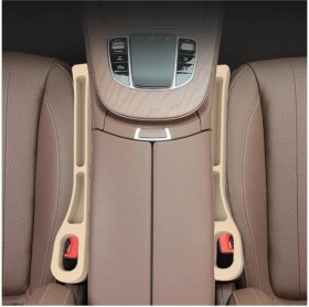 Resim Krem 2 Adet Araç Oto Koltuk Arası Boşluk Doldurma Pedi Cüzdan Para Düşme Önleyici Telefon Tutucu 