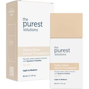 Resim The Purest Solutions Hydra Glow SPF 50+ Nemlendirici Serum Fondöten No: 100 Light To Medium 30ml 