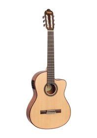 Resim Valencia Vc704ce Elektro Klasik Gitar - Masif Sedir Kapak İleri Seviye Masif Sedir Solid Cedar Kapak, Cutaway Gövde, Profesyonel Preamp Sistemi Ve Sıcak Ton Karakteri 