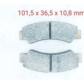 Resim Cf Moto C Force 450 - 625 - 1000 Atv Ön Fren Disk Balatası Seramik Fa726 