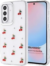 Resim Microsonic Samsung Galaxy A56 Kılıf PrettyCharm Cherry [Galaxy A56 ile Uyumlu Kılıf - Kırmızı] 