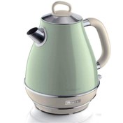 Resim teknotrust Yeşil 1.7L Kettle ve İki Hazneli Ekmek Kızartma Seti 