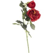 Resim Mikasa Moor Kırmızı 2'li Gül Yapay Çiçek 65 cm P197.332785 