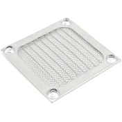 Resim Xuweiwei 80mm Gümüş Paslanmaz Çelik Fan Kafesi Toz Filtresi Soğutma Koruma 