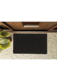 Resim Kapı Önü Paspası, Halılı Paspas, 45 70-siyah 