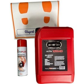 Resim Power Ten 10W-40 Motor Yağı 10 L + Balata Sprey 