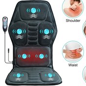 Resim 7 Masaj Ayarı Özellikli Ayarlanabilir Bel Desteği ile Isıtmalı Masaj Koltuk Minderi, Hem Erkekler Hem de Kadınlar İçin Uygun, Ev ve Ofis Kullanımı İçin İdeal (LVD Adaptörü Dahil) 