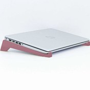 Resim Gift Taşınabilir Ahşap Pembe Notebook Laptop Standı BK