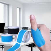 Resim 1 Rulo 50 Kendinden Yapışkanlı Parmak ve Bilek Tendon Yama, Başparmak Eklem Yama - Başparmak, Parmak ve Ayak Koruma için Elastik Kendinden Yapışkanlı Spor Bantı 