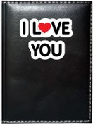 Resim promosyon denizi PROMOSYON DENİZİ I LOVE YOU 1 GÖRSELLİ SİYAH RUHSAT KABI 