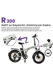 Resim ROXFORM R-300 Elektrikli Katlanabilir Bisiklet 13AH Shimano Altus Hidrolik Fren Alüminyum Kadro 