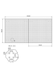Resim IŞIN ÇELİK EŞYA Askılı Avadanlık Delikli Pano Aksesuarları 