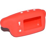 Resim Kırmızı Tomahawk Iki Yönlü Araba Hırsız Alarmı LCD Anahtarlık Uzaktan Kumanda Kılıfı Için Tw Silikon Anahtarlık Kılıfı (Yurt Dışından) 