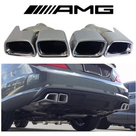Resim İtibar Mercedes Amg Egzoz Ucu C180-s63-w204-w221-c Class-s Class 