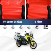 Resim Trıumph Tıger 900 Gt Motosiklet Brandası Su Geçirmez Branda Kırmızı Branda Motor Branda Xxl 