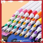 Resim 36 Akrilik Marker, Noel Hediyeleri, Sanat DIY Grafiti Kalemleri, Renkli Sulu Boya Sanat Marker Kalem Seti, Taşlar, Cam, Noel Yumurtaları, Ahşap ve Kumaşa Uygun Su Bazlı Boyama Markerları 