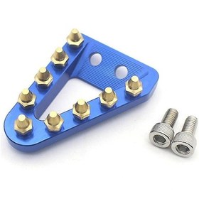 Resim Honmex Husqvarna 125-450 2016-2022 İçin Mavi Anodize Alüminyum Fren Pedalı Adımı - Yeni Tasarım 