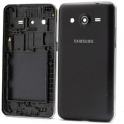 Resim Axya Samsung Uyumlu Galaxy Core 2 Sm-G355 Kasa Kapak Siyah 