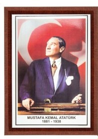 Resim Atatürk Portresi Lamine Çerçeve İnter Pano 35 x 50CM 