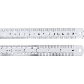 Resim Çelik Cetvel 15cm 0,7x15mm Gri 