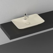Resim Isvea Sistemay Clear S&s Tezgahüstü Lavabo 65 cm Fildişi 
