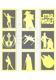 Resim Opencart Fener İçin Yıldız Savaşları Panelleri Sadece Plastik Aparattır 