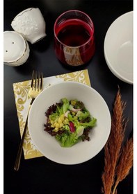 Resim Digithome Semazen 6 Lı Porselen Salata Servis Kasesi 14 Cm Tl4052488 