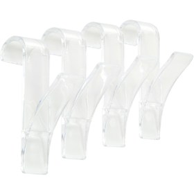 Resim Primanova 4'lü Pratik Banyo Askısı - Şeffaf 